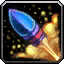 Small Blue Rocket icon